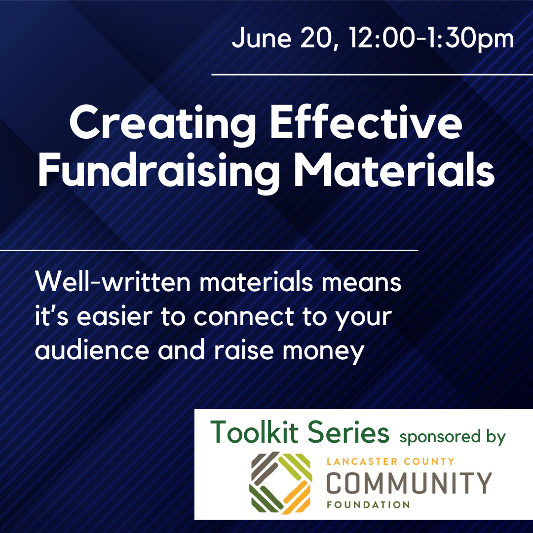 Creating Effective Fundraising Materials