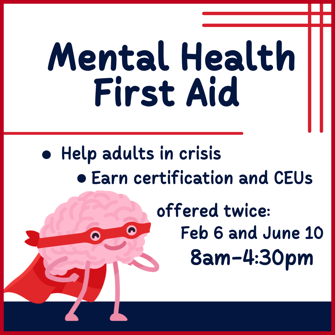 Mental Health First Aid for Adults